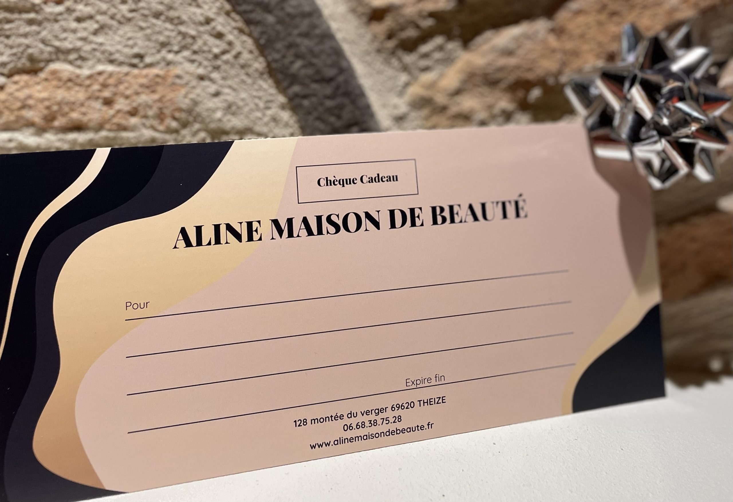 carte cadeau institut de beauté - aline maison de beauté